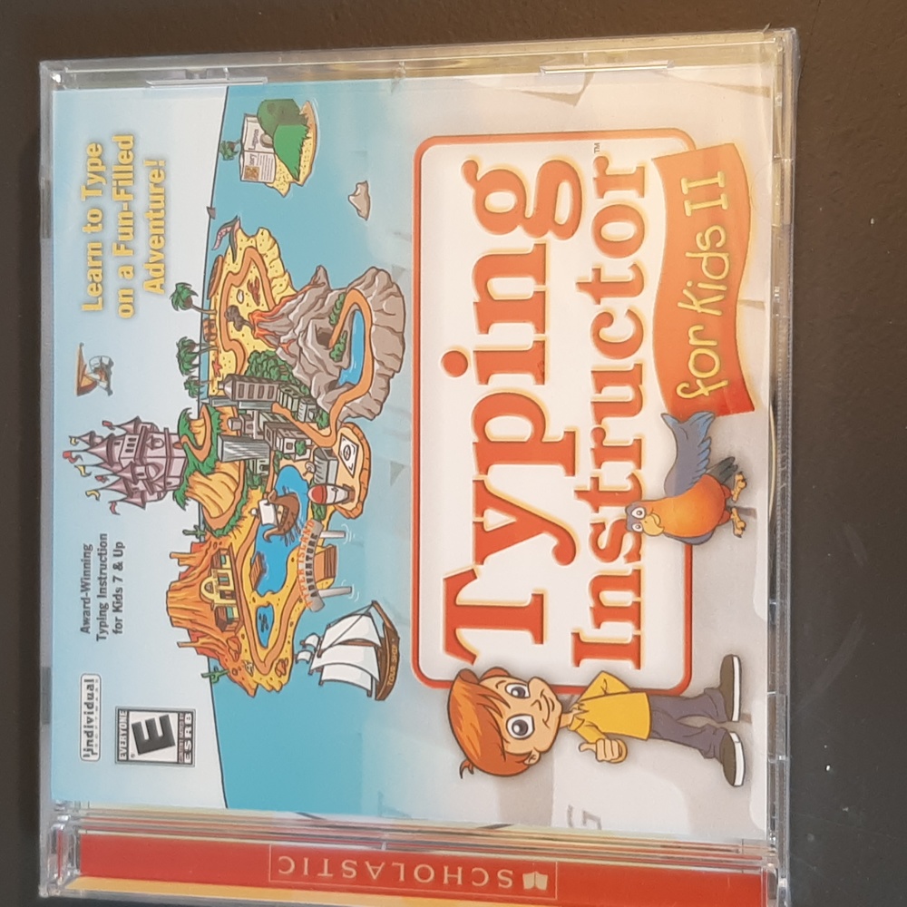 Typing Instructor For Kids II CD Scholastic (PC, 2000) New in Box